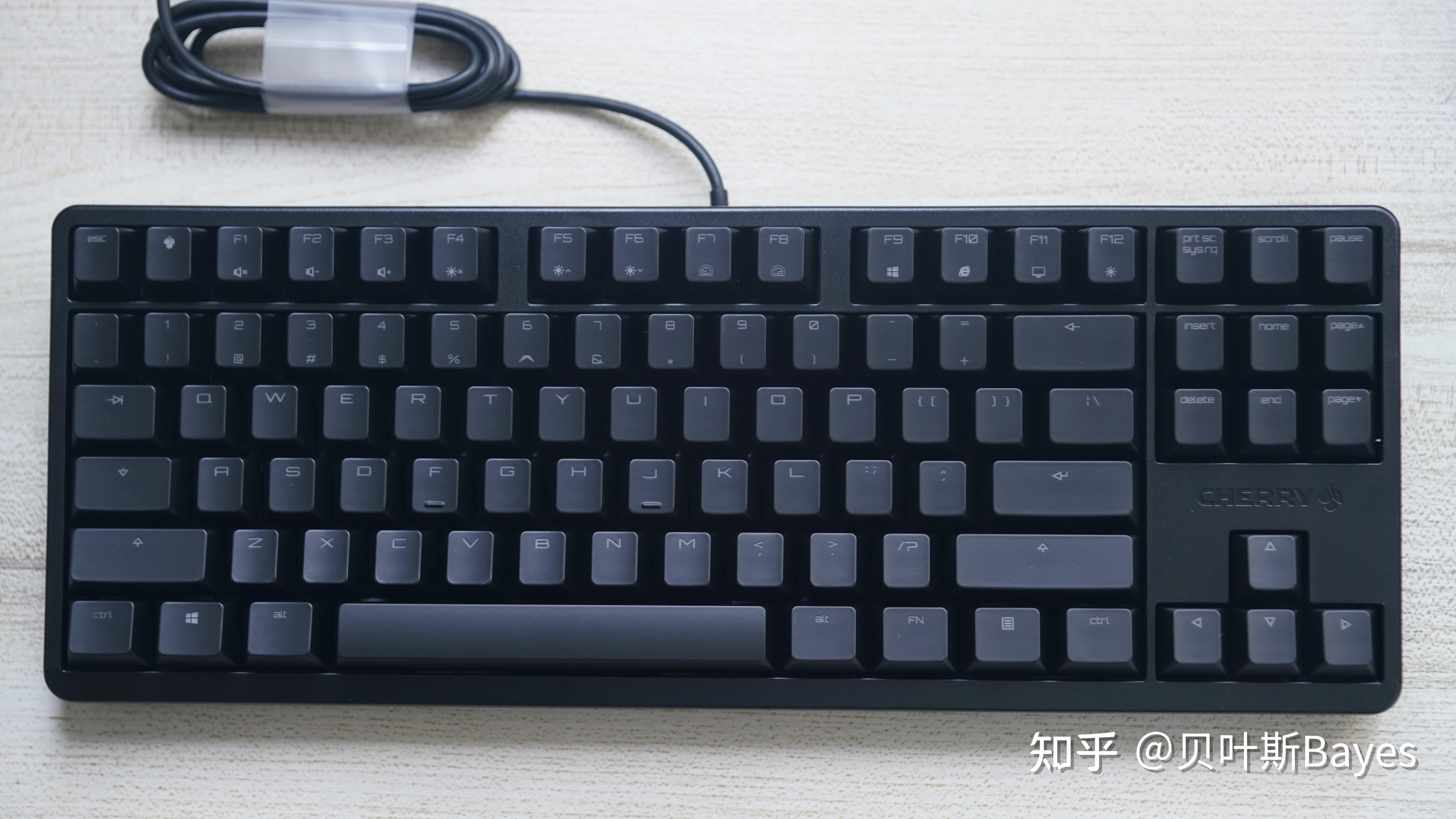 我的第一把带灯机械键盘 cherry樱桃3000s tkl rgb 体验分享