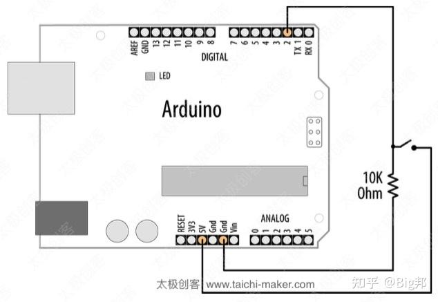 连桥的小礼物四十一 arduino基础二 数字输入 - 知乎