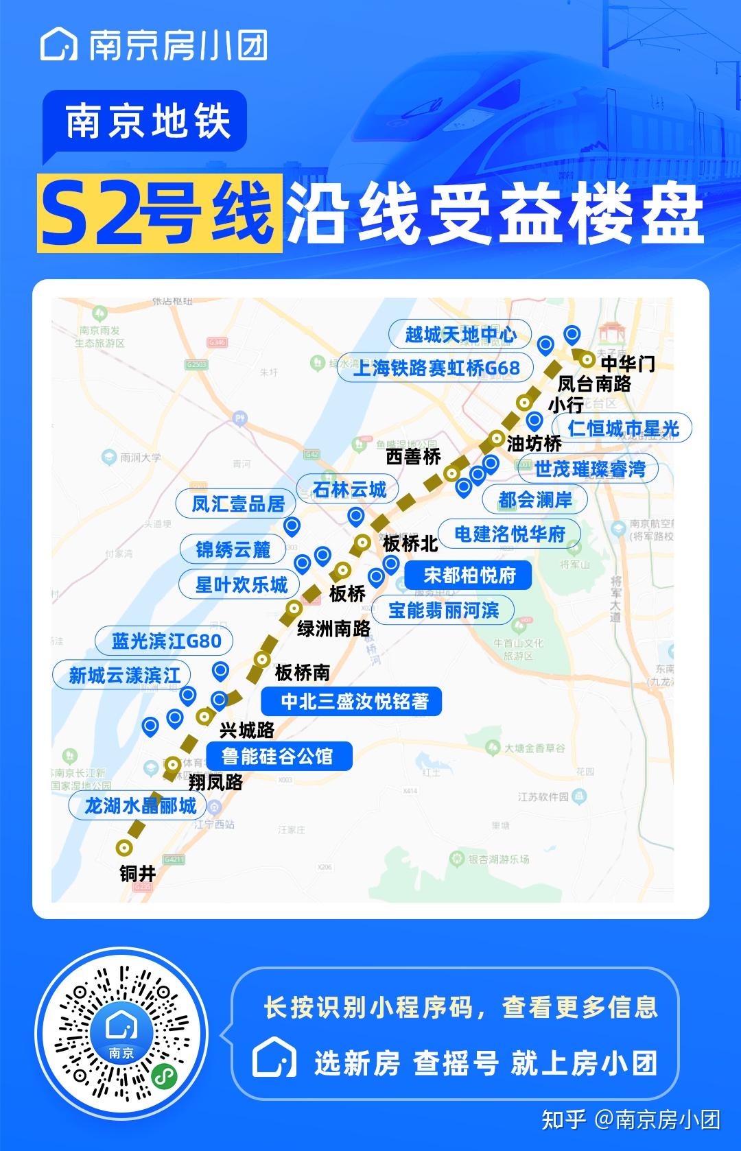 南京地铁s2号线(宁马城际铁路)预计2025年以前通车,标志色未定.