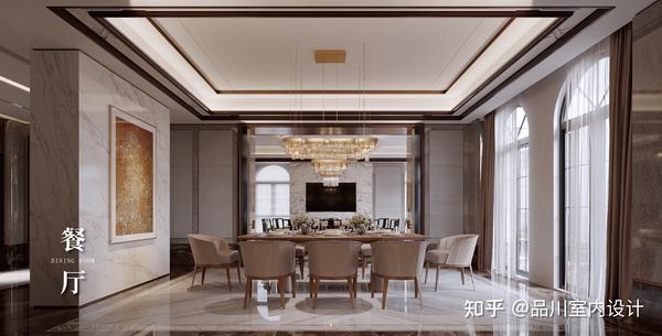 福州别墅设计 | 品川设计 | 雅绝!2000㎡新中式风格别墅 - 知乎