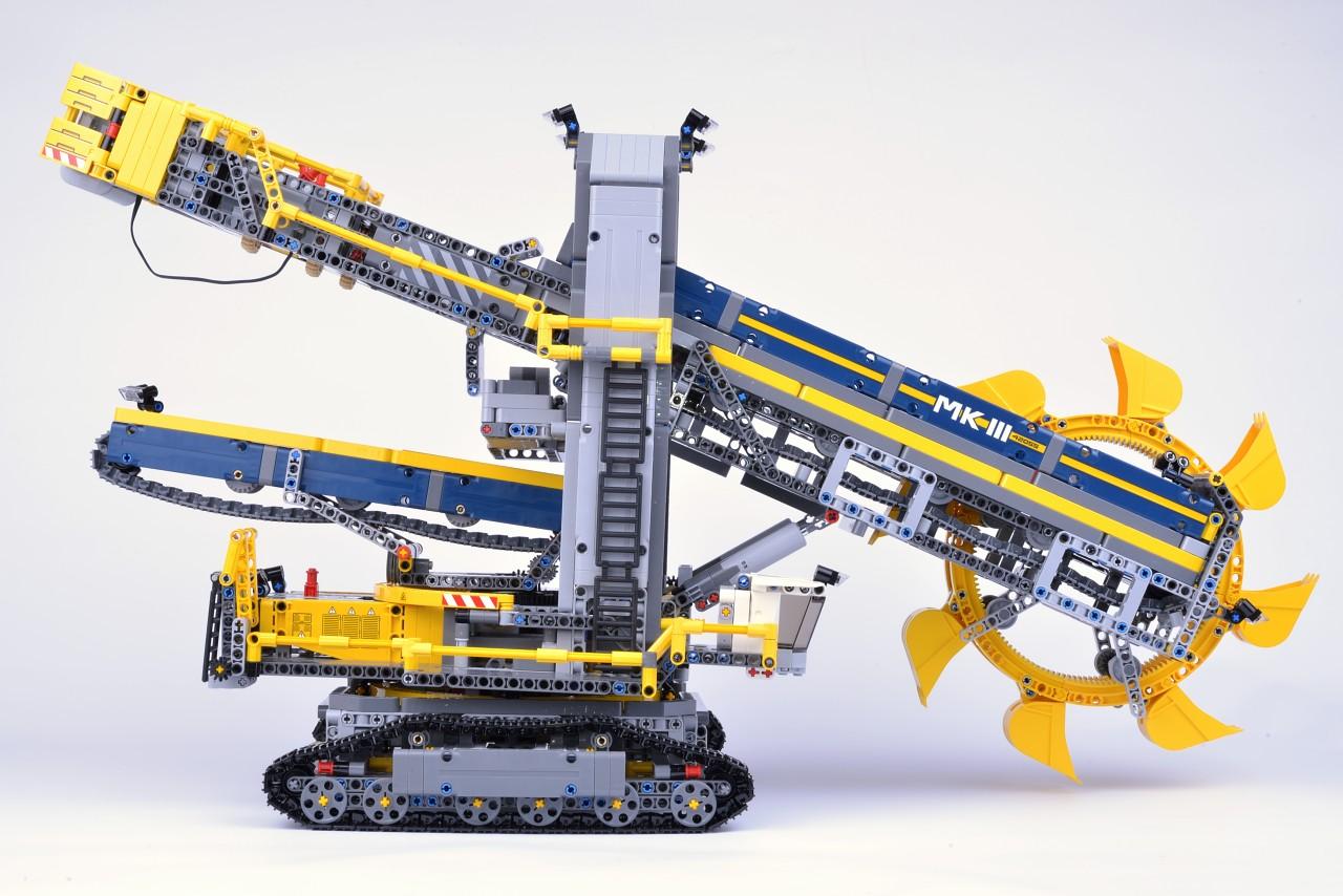 最大乐高科技套装42055斗轮式挖掘机