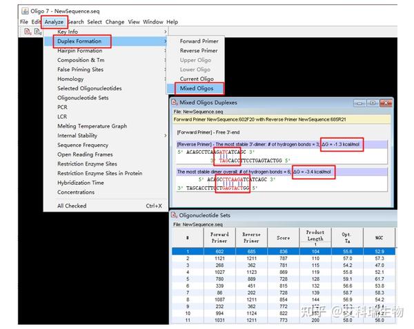 Oligo 7与Primer Premier 5强强联手，引物手到擒来 - 知乎