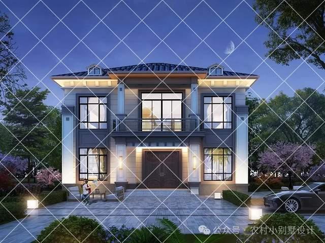 30款带阁楼二层新中式自建房别墅，2025回乡建房首选别墅效果图 - 知乎