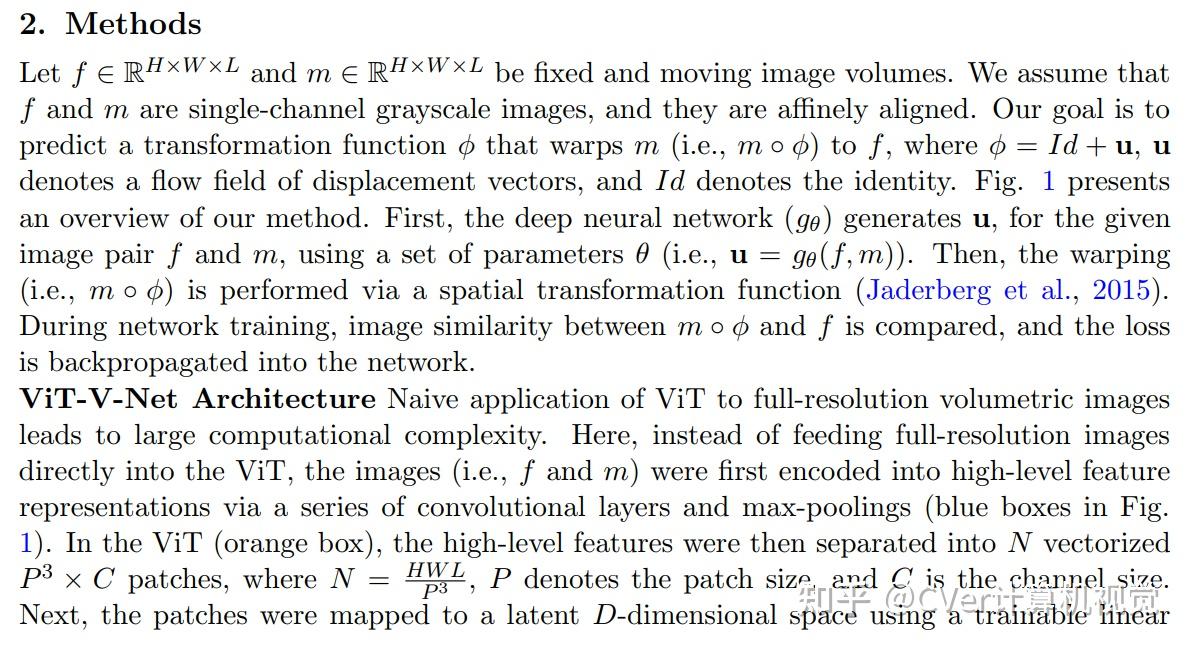 ViT-V-Net：无监督Volumetric医学图像配准的视觉Transformer - 知乎