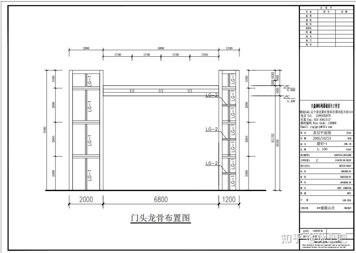 新疆乌鲁木齐某中学门头钢结构设计