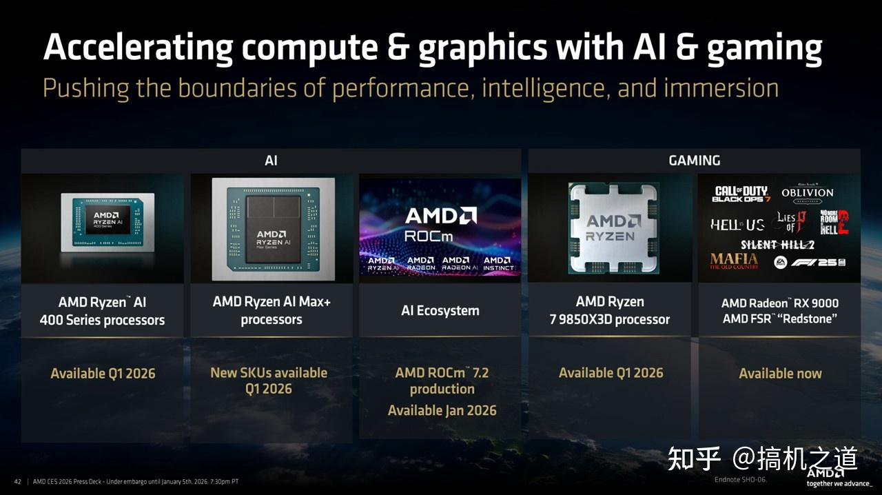 2026惊喜不断,AMD这次给我们带来了什么好东西?