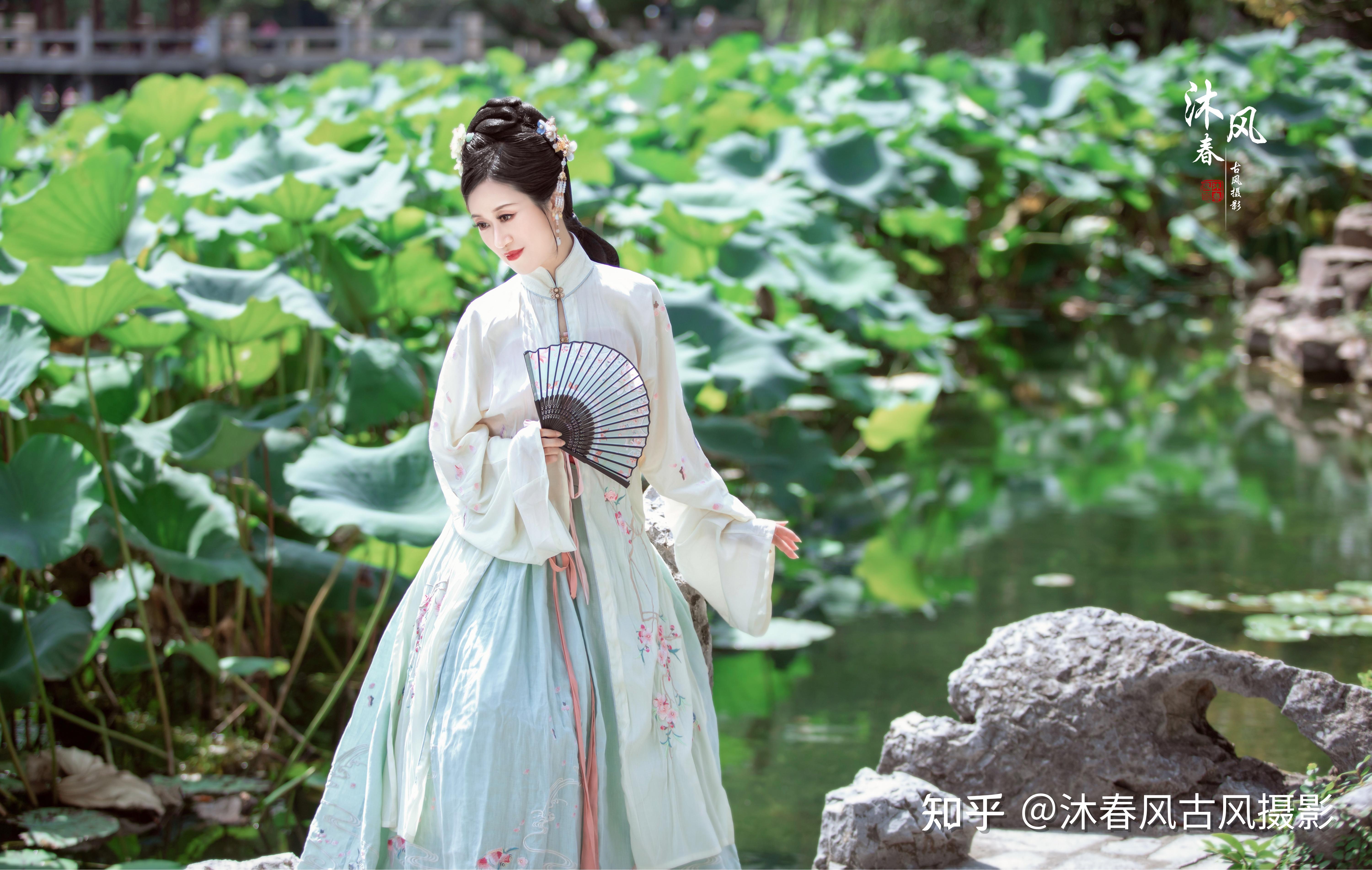 汉服写真上海古典园林古猗园