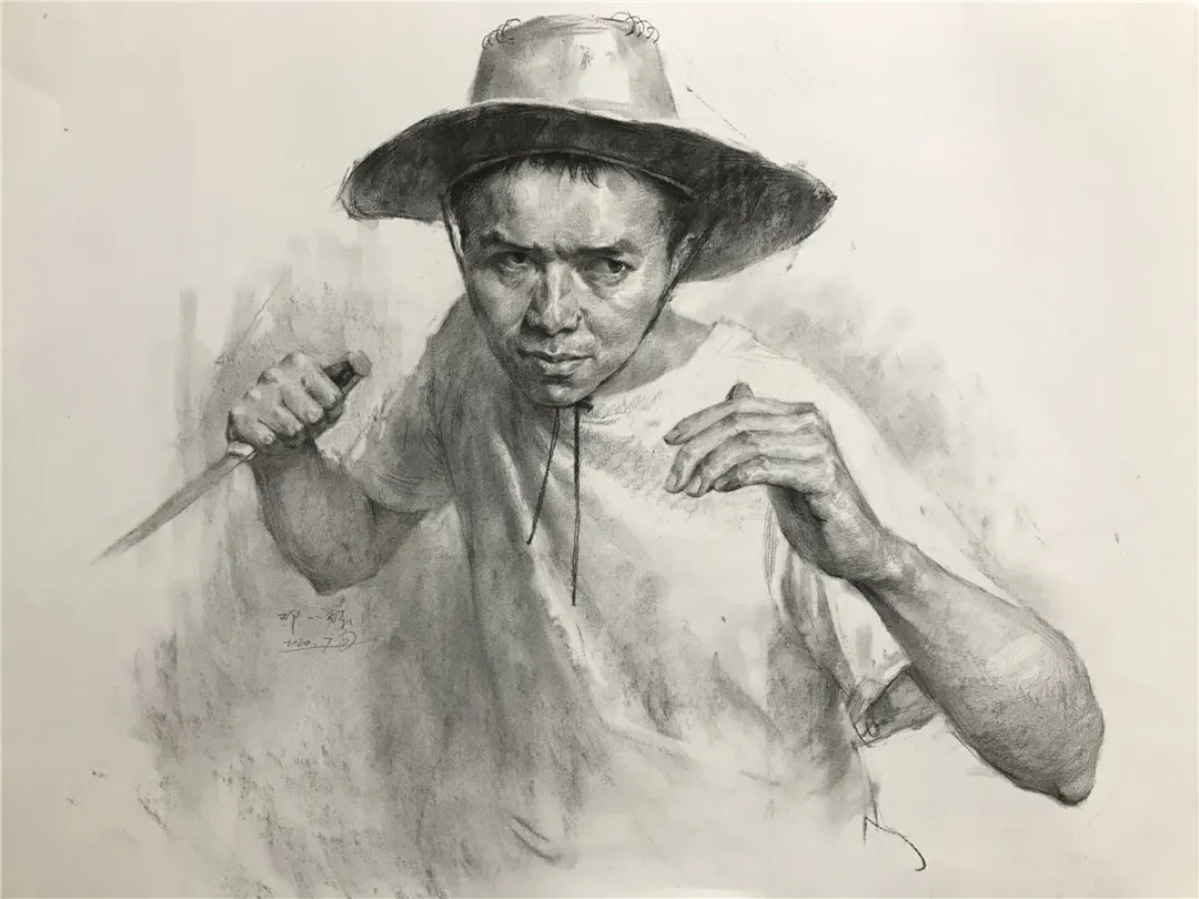 素描是一切造型的基础湖南素描名师邓一辉素描作品