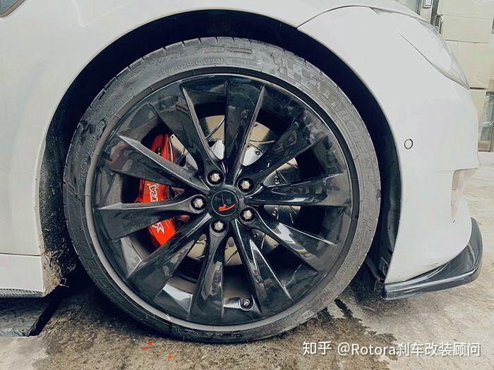 特斯拉model s改装rotora刹车