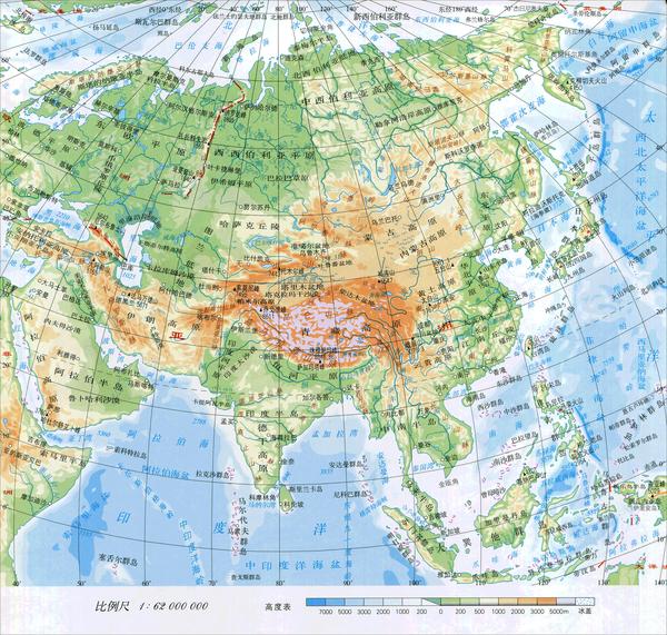 图文解读世界各大洲高清地形图（可收藏） - 知乎