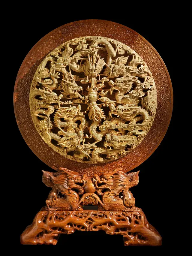 惊艳东阳木雕非遗传承人黄小明作品欣赏