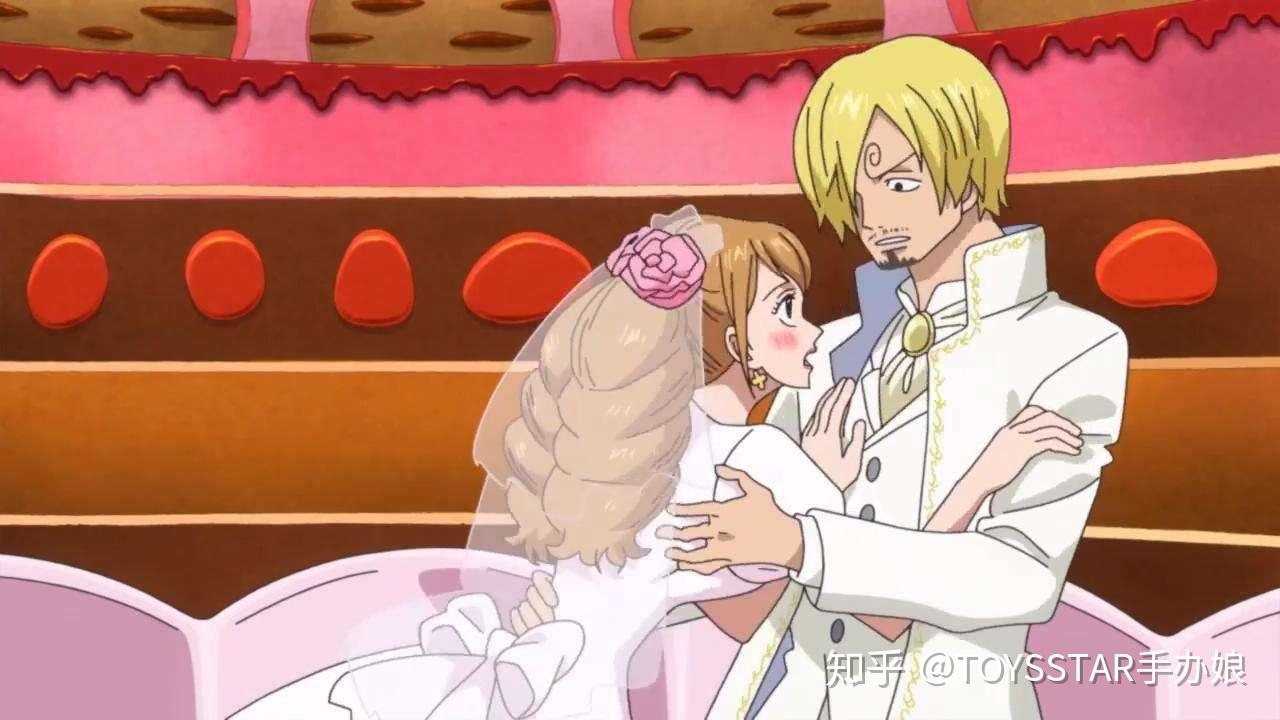 (海贼王 夏洛特·布琳 网图)婚礼前她还嘲笑山治,婚礼上山治由衷地