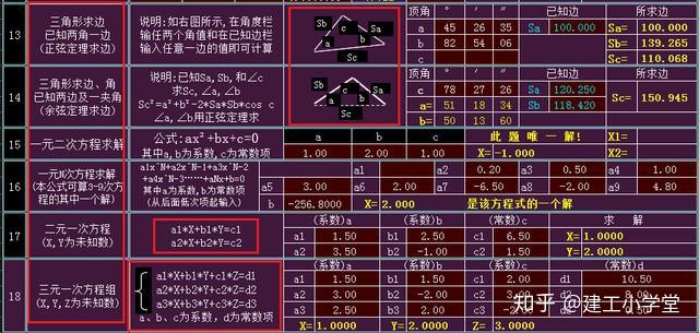 圓面積7,橢圓面積8,扇形面積9,弓形面積10,圓環面積11,視距公式計算12