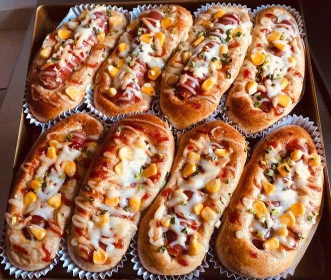 全麦汉伯克烤肠面包