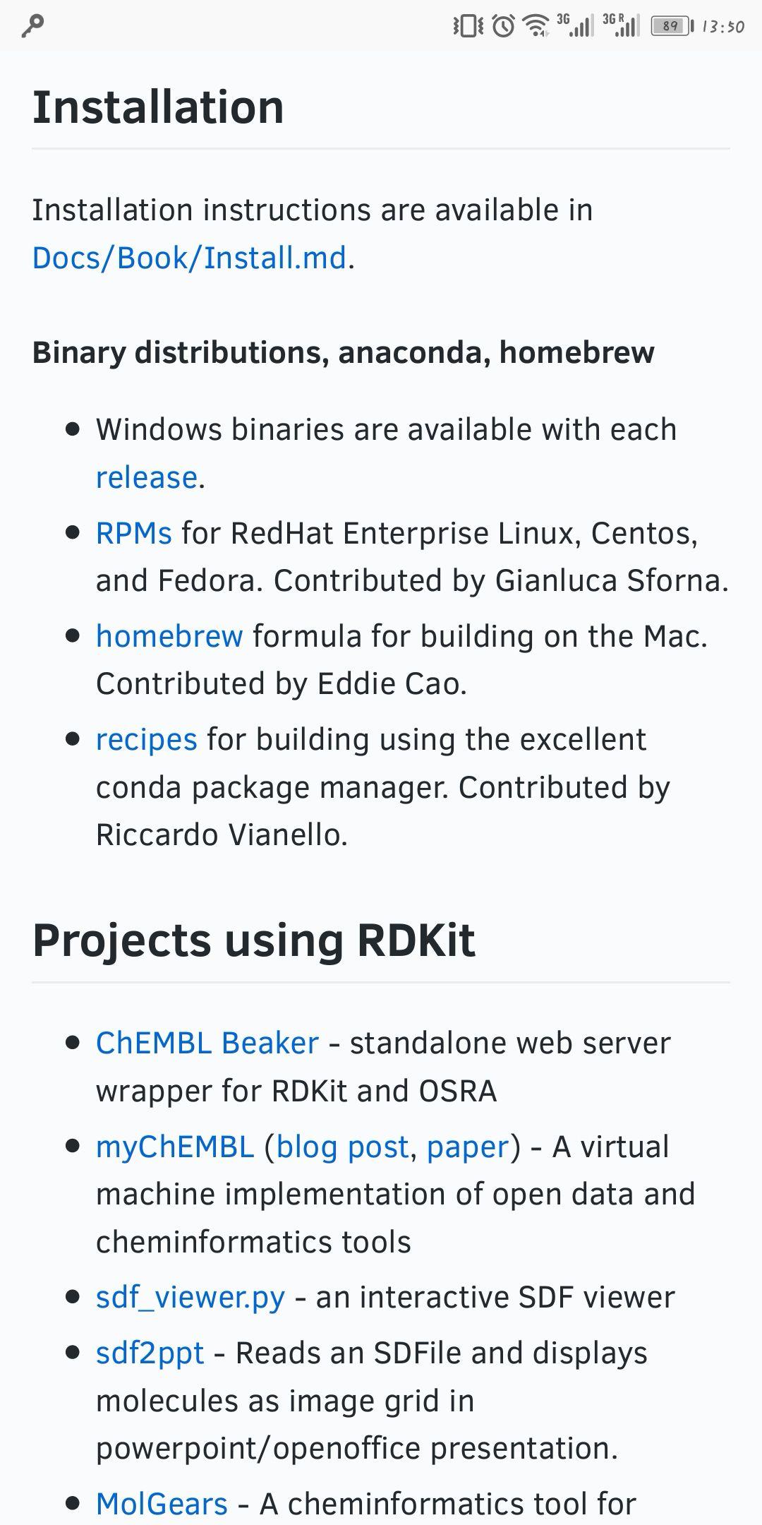 Win10 rdkit 