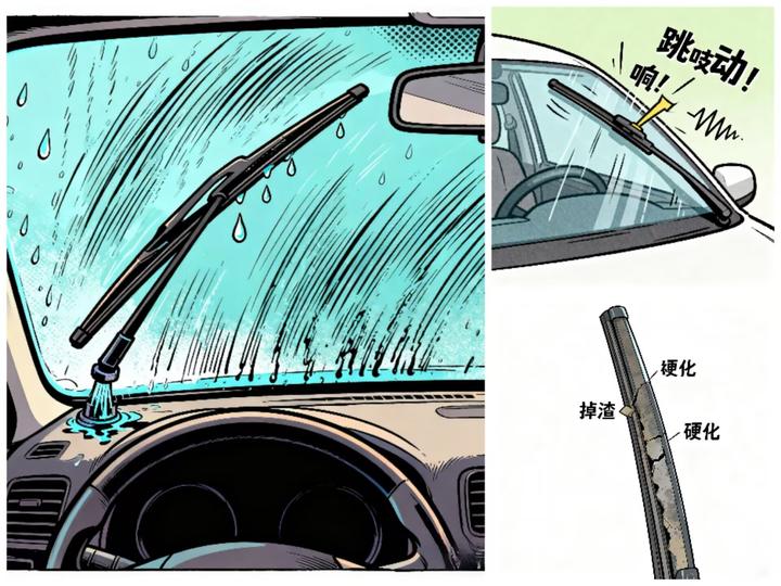 汽车雨刮器选购指南:别再瞎买!橡胶、硅胶、无骨、三段式怎么选? - 知乎