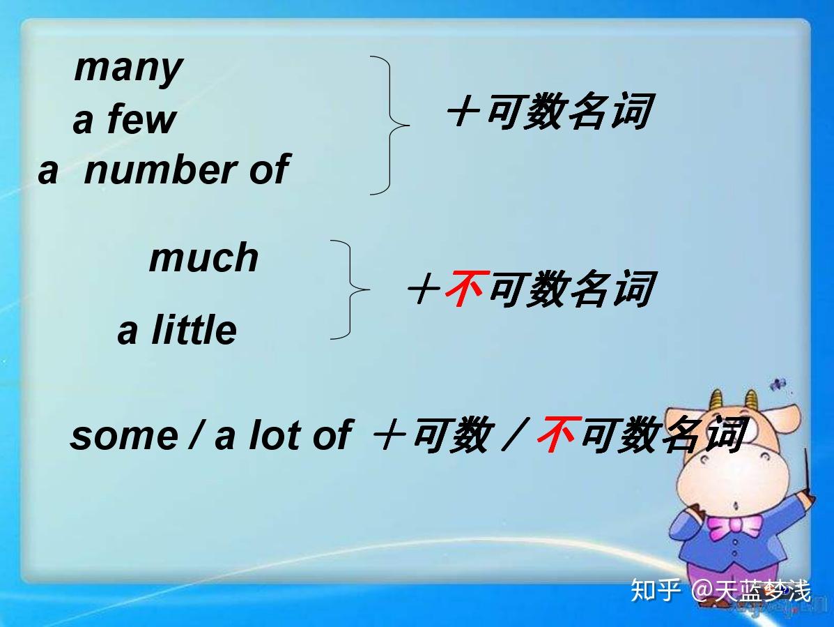 不可数名词用法详解，小小名词大作用，英语想打好基础必学的词性 - 知乎