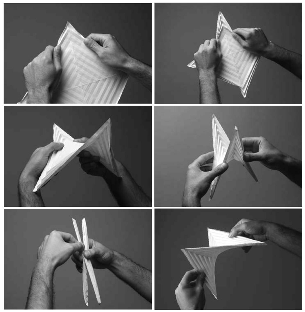 纸张可被裁切亦可被折叠,折叠的样式虽千头万绪,但总归有迹可寻.