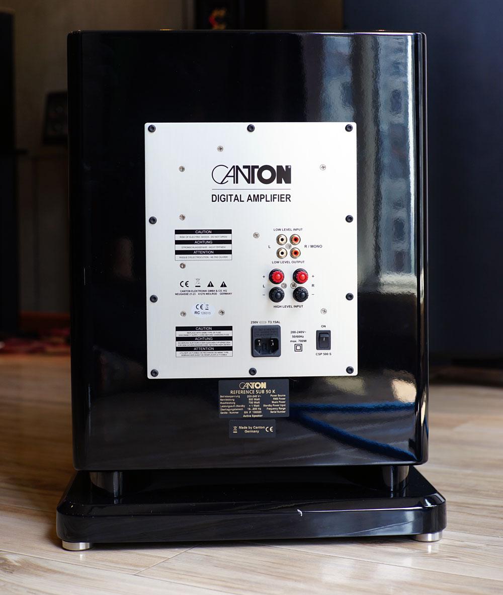 为hifi音箱而生的家庭影院低音炮德国cantoreferencesub50k