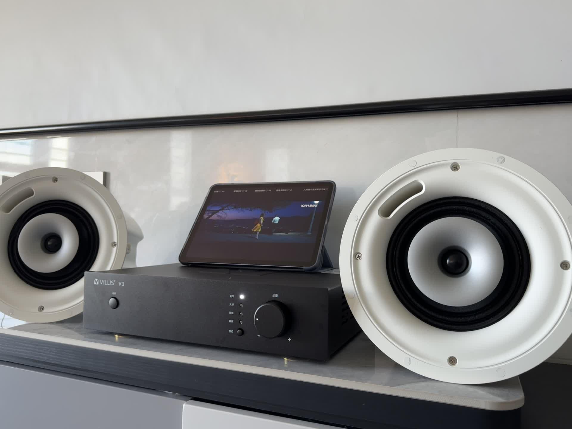 家庭观影升级必备,威力声gx6吸顶音响体验测评!