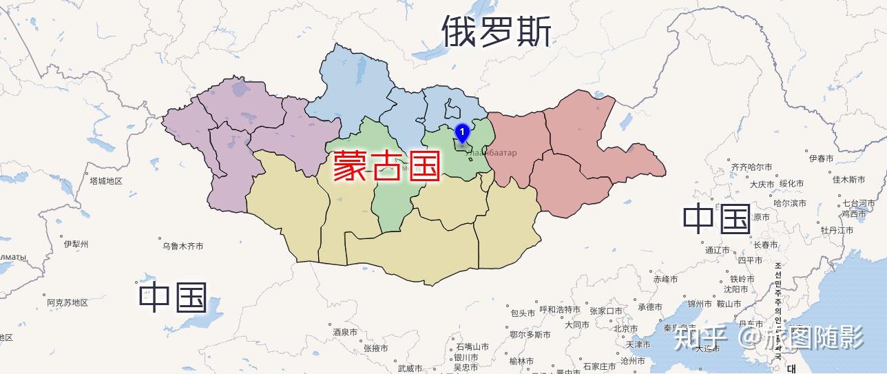 蒙古国肯特省位置图片