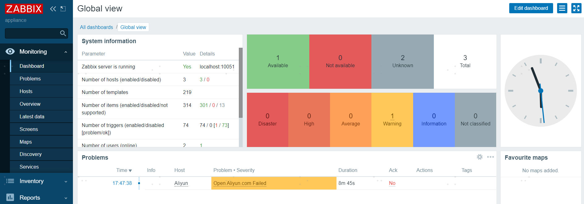 Расширить диск zabbix appliance