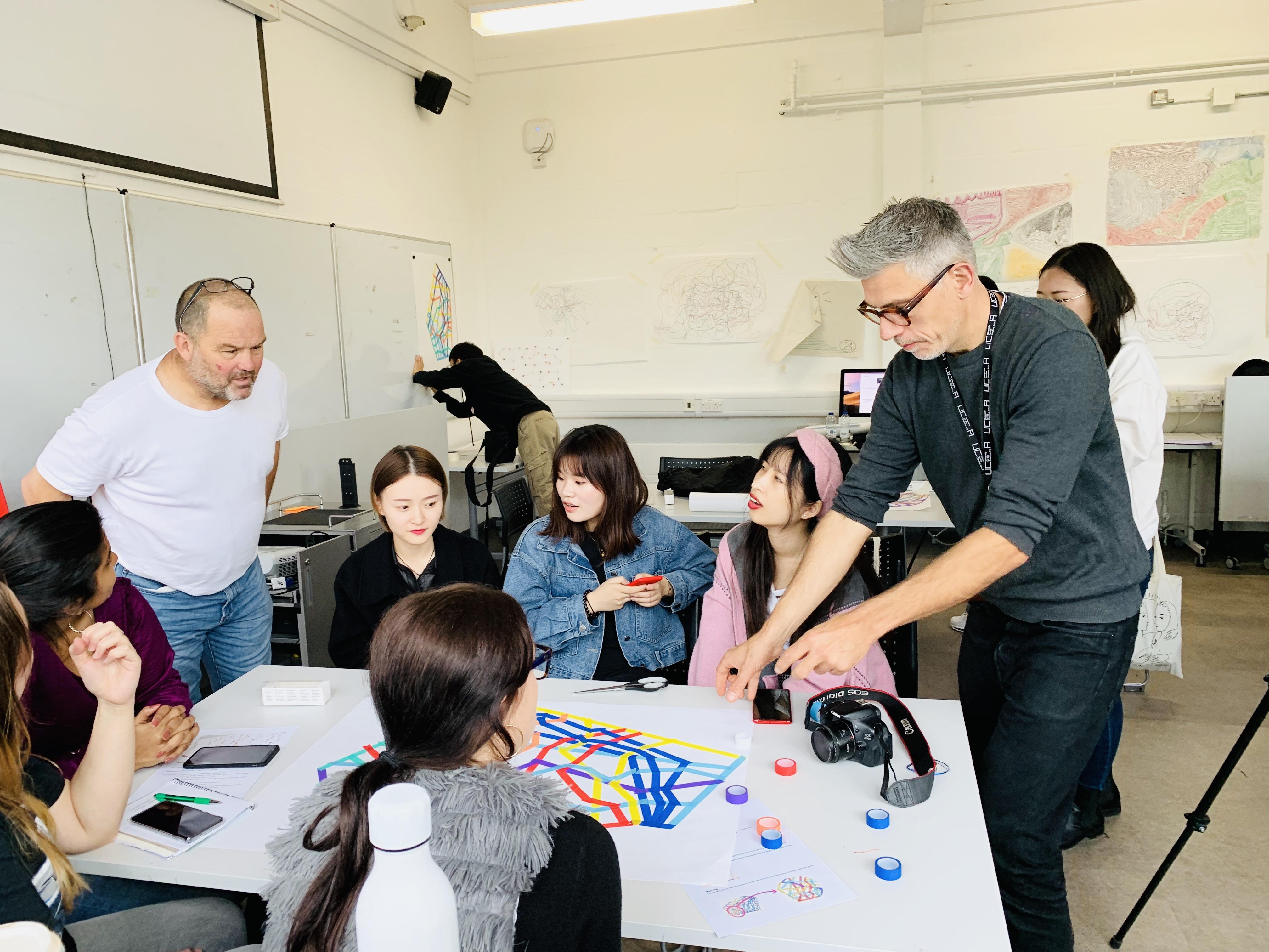 这个部分是讲师授课,讲一些专业相关的理论,方法论,结合课堂workshop