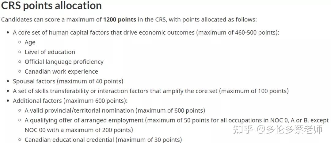 科普文75分就可以移民到底是什么意思留学生移民加拿大更有优势吗