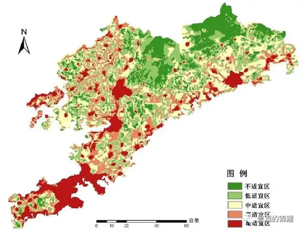 如何利用arcgis做出高程分析,坡向分析,坡度分析以及結合ps快速出圖等