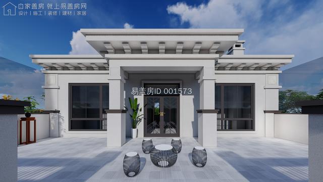 易盖房河南南阳带大露台的3层新中式别墅设计颠覆传统63万造价贵不贵