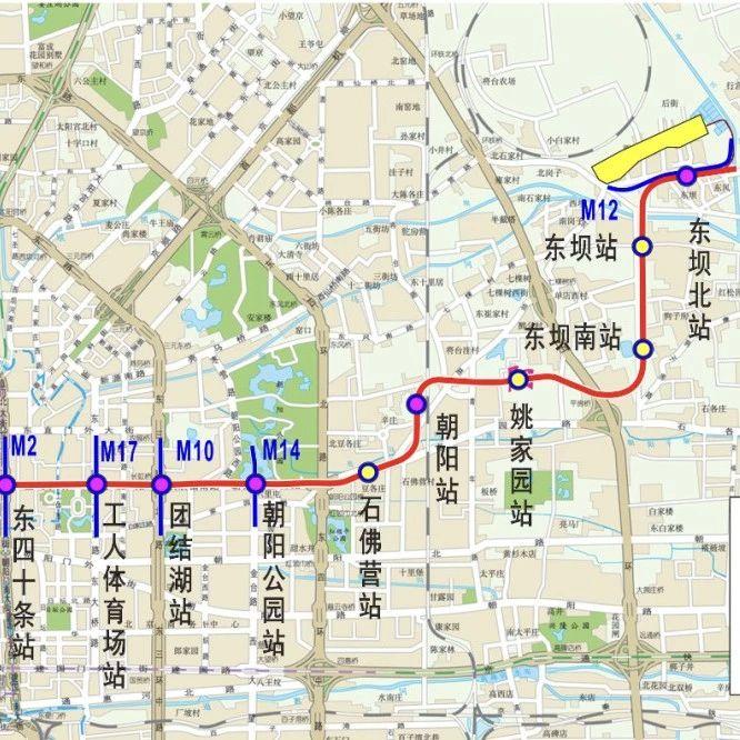 北京地铁3号线要来了,最新线路图,站名