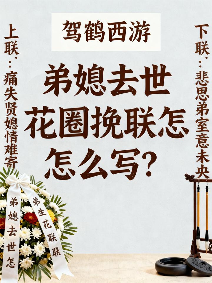 📝实用收藏!弟媳去世花圈挽联格式大全,新手也能写对的文案 - 知乎