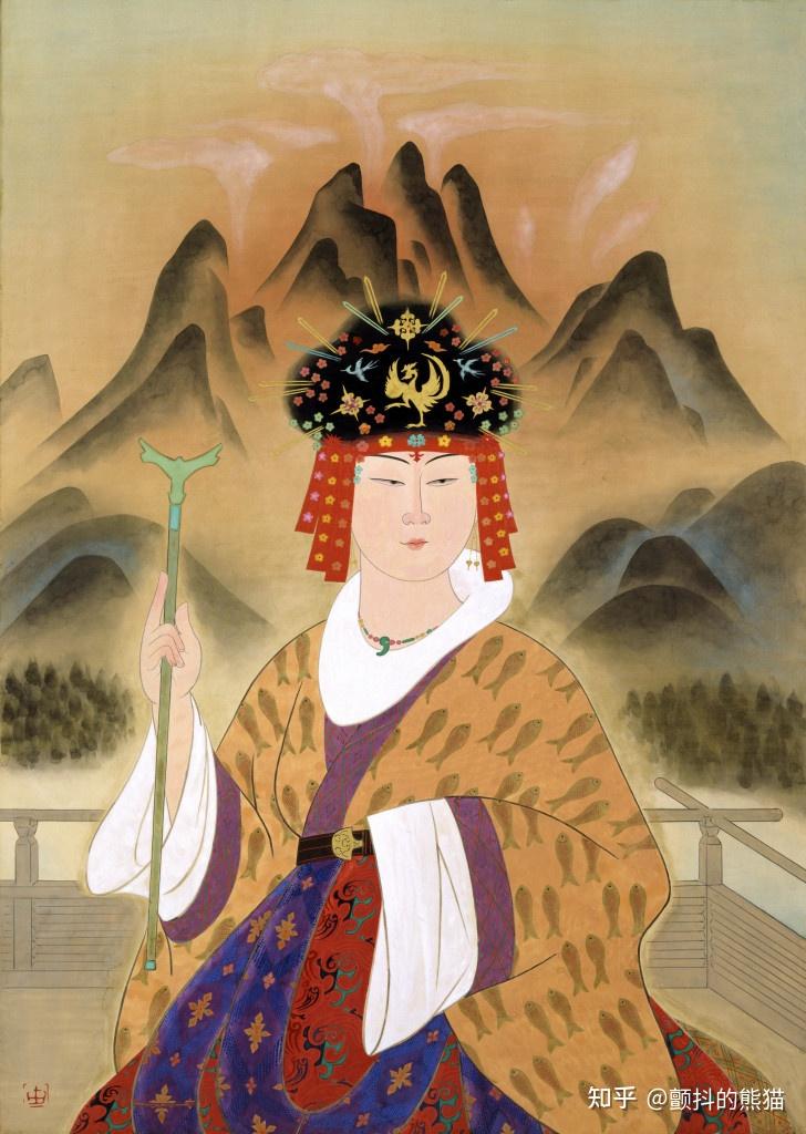 中国风的邪马台国女王卑弥呼肖像画 - 知乎