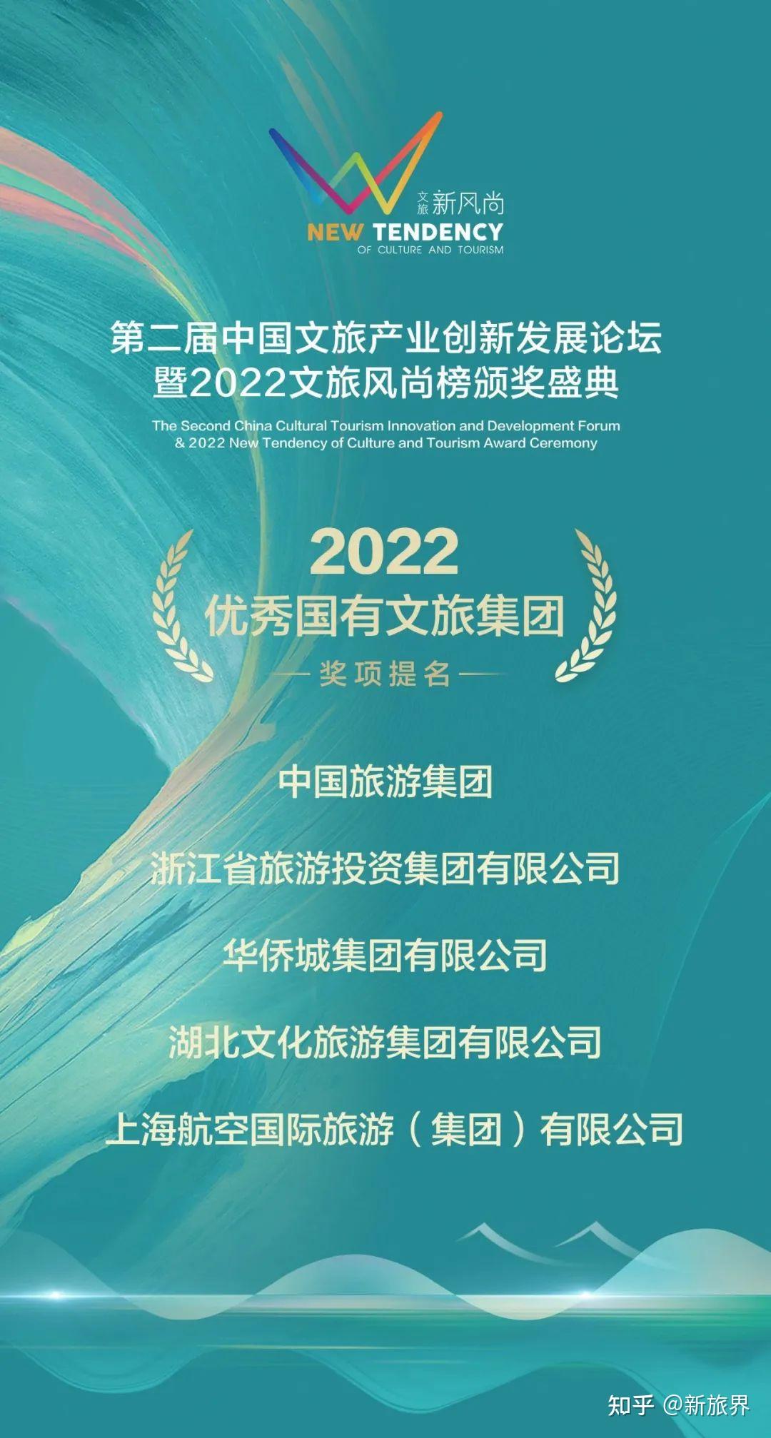 67在行业破茧重生之际感受榜样力量 2022文旅风尚榜