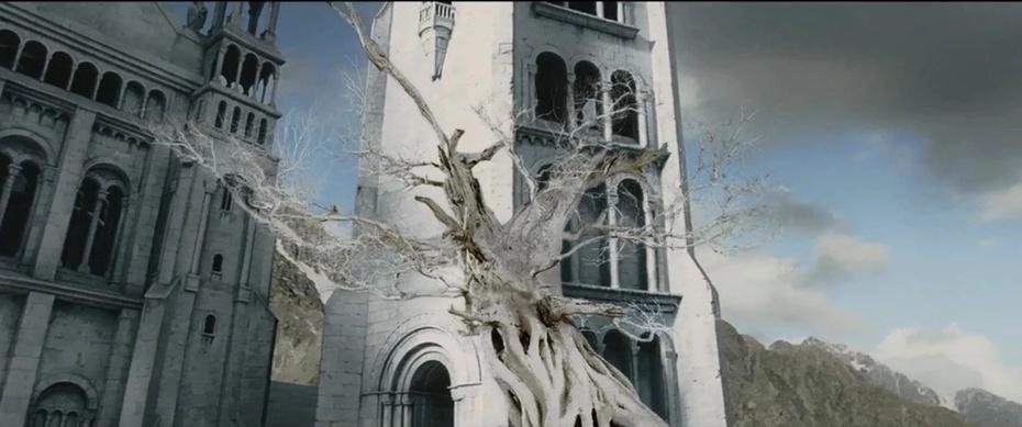 配图看魔戒114白城与枯树米那斯提力斯配图weta微缩模型