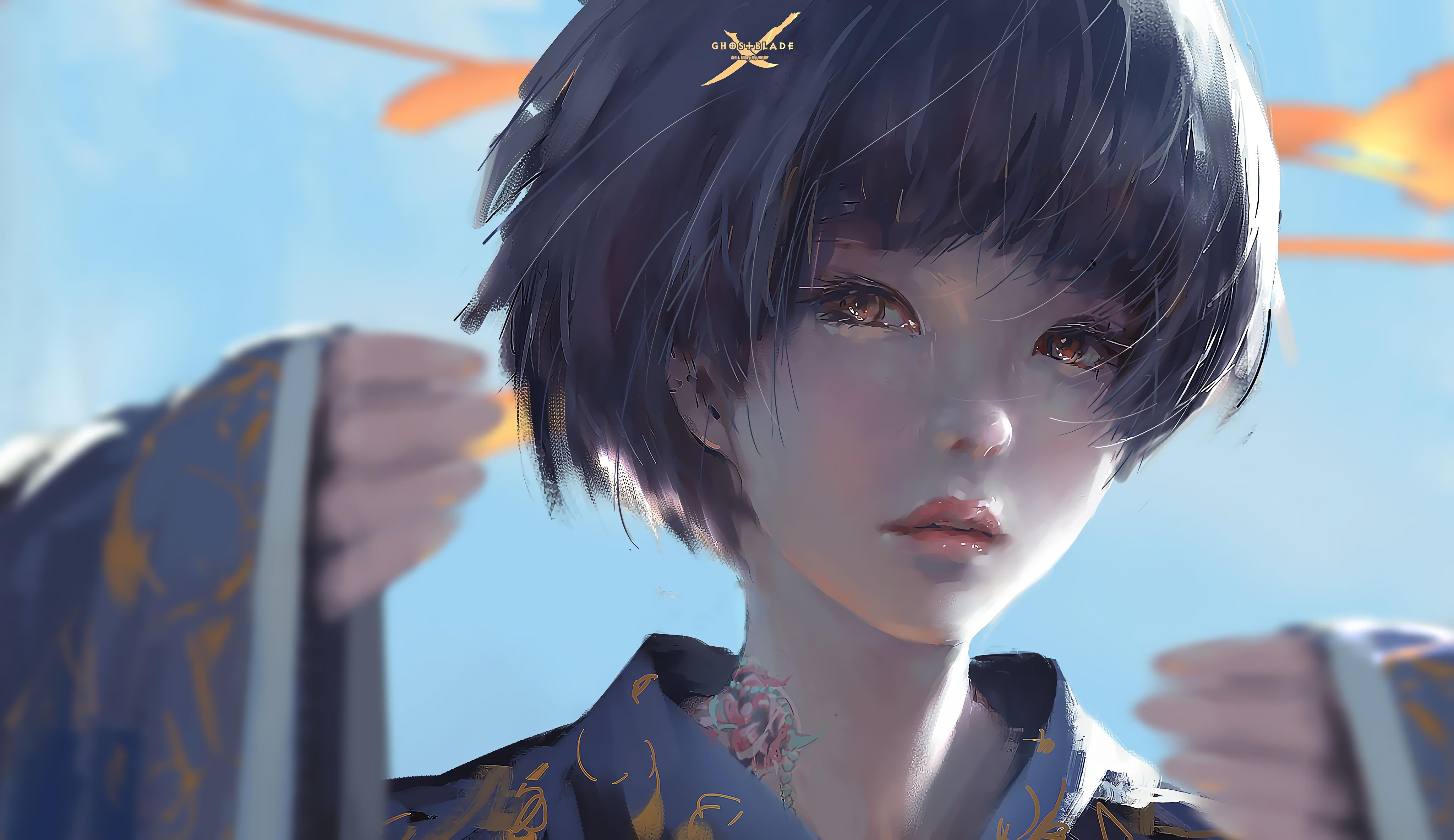 鬼刀插画原图合集,毫无裁剪,可以作电脑壁纸。 - 知乎