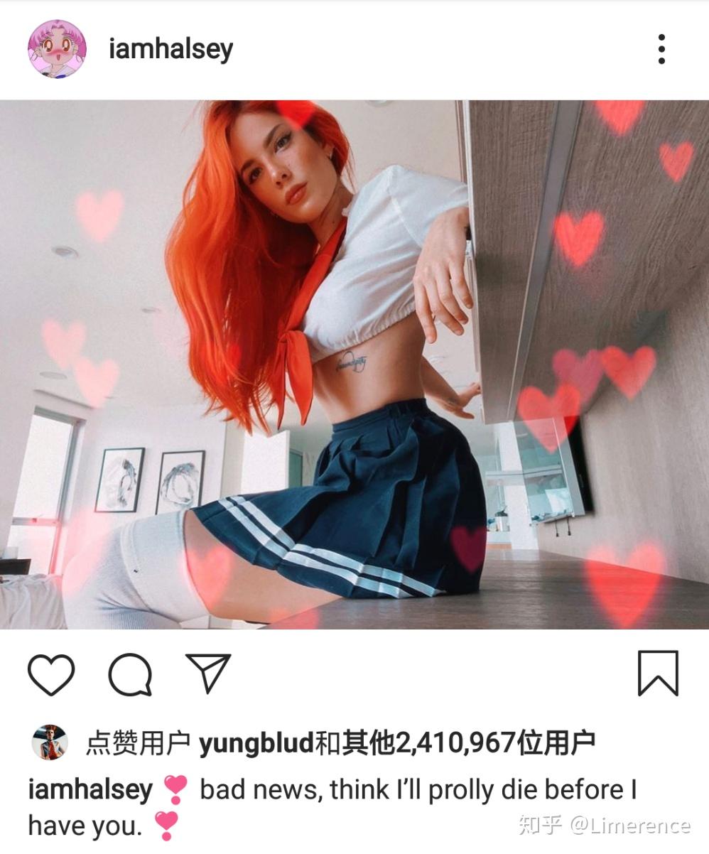 halsey猴西腿上的中文纹身是什么? - 知乎