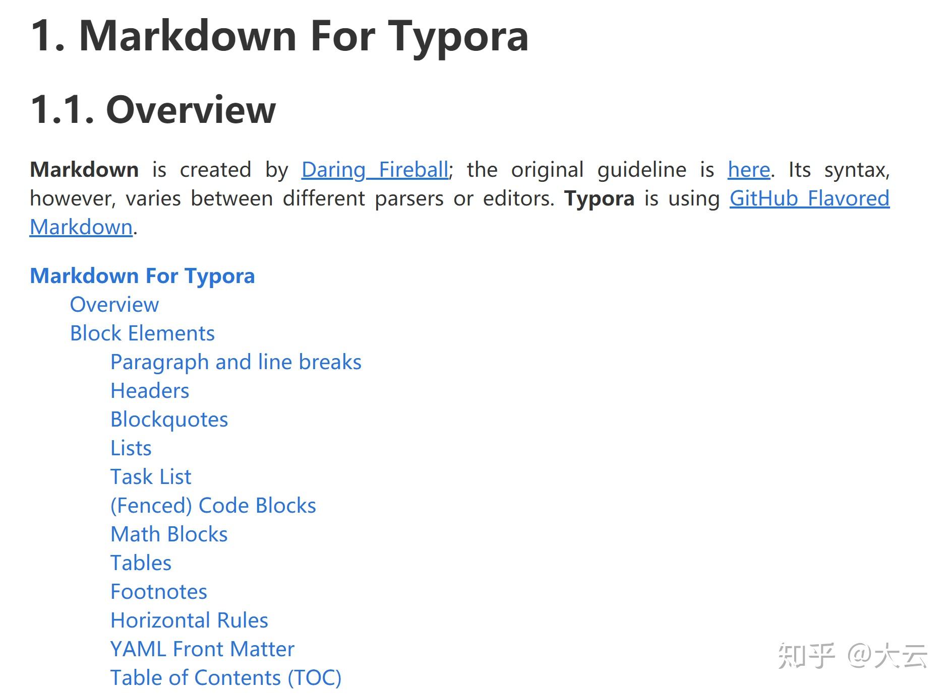 Typora 标题自动编号 - 知乎