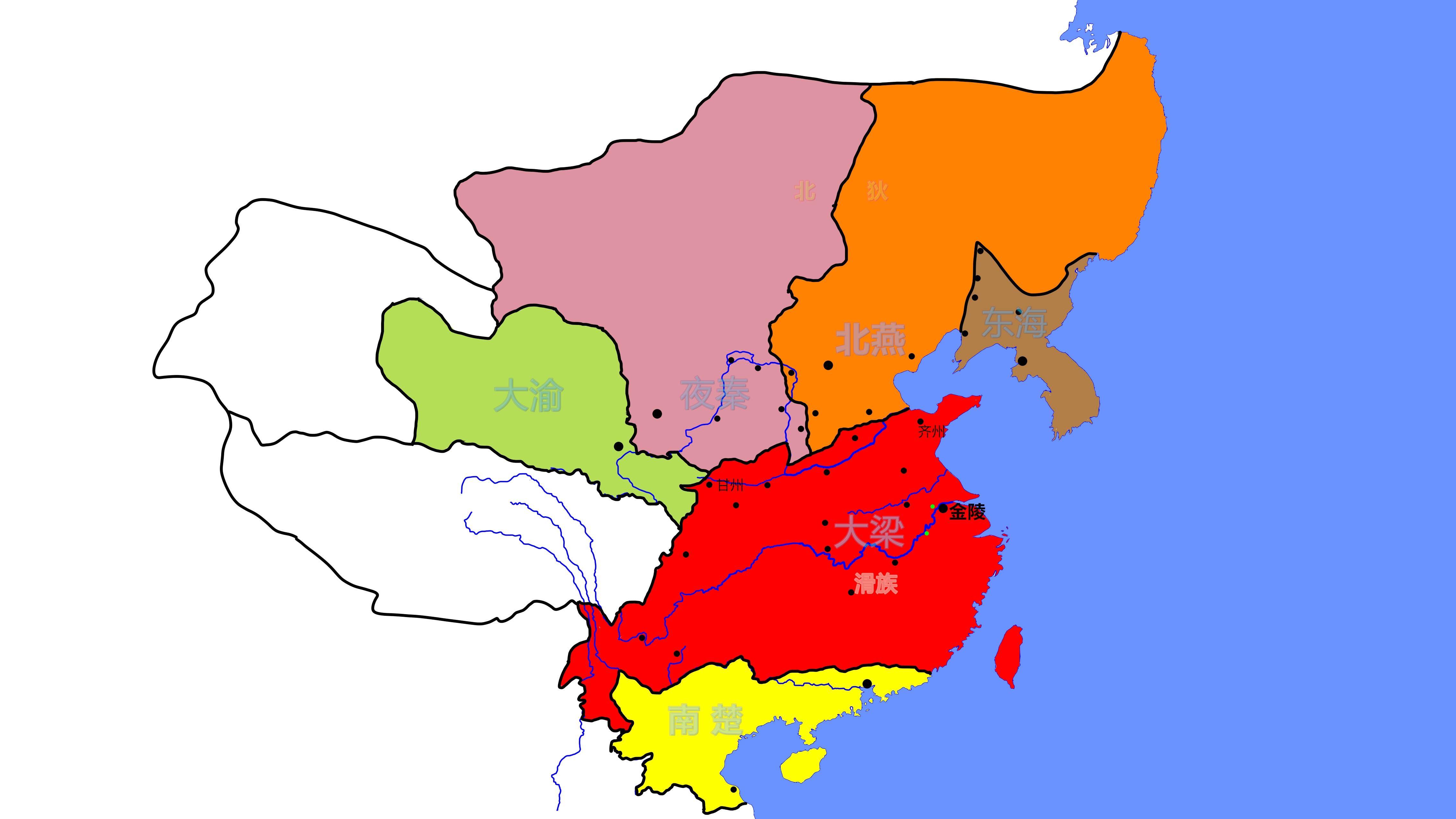 琅琊榜中各国地图