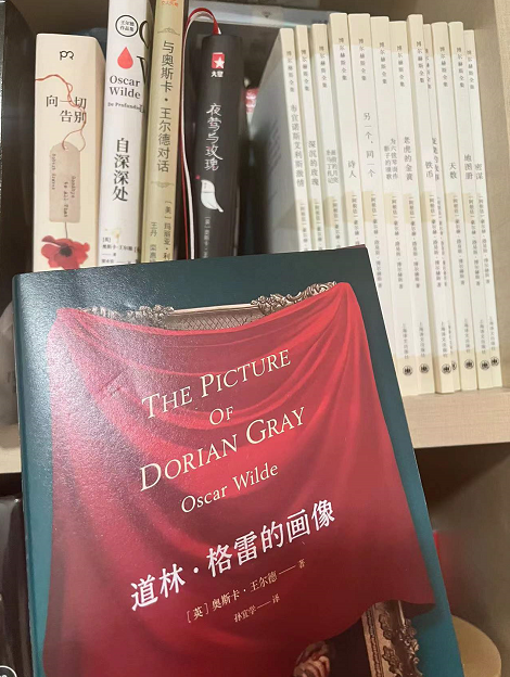 星空夜读王尔德道林格雷的画像