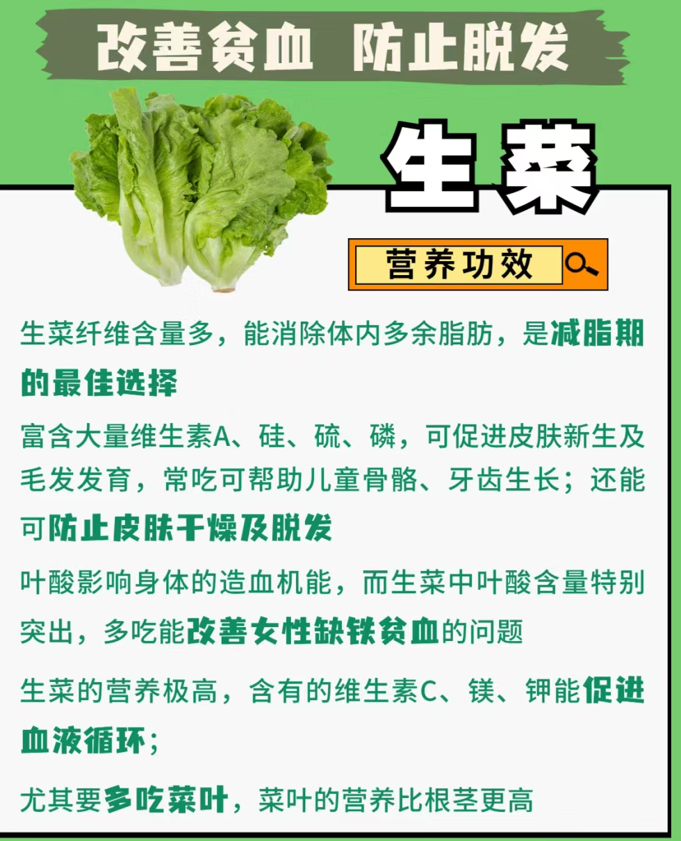 生菜的食用功效有哪些?