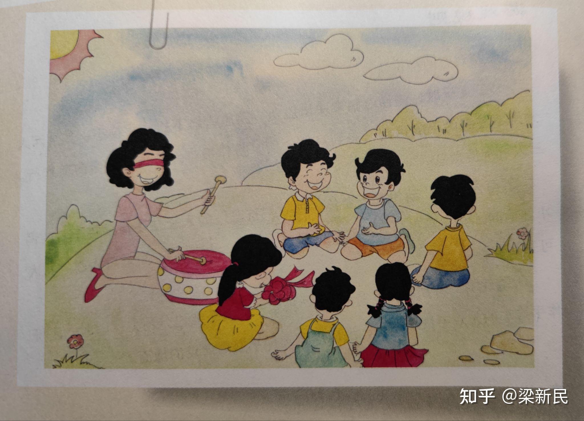 击鼓传花,小孩子和成年人都在玩的游戏