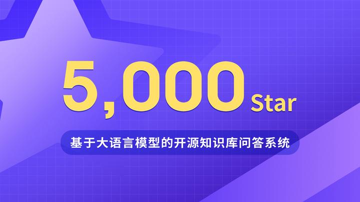 基于大语言模型的开源知识库问答系统maxkb github star数量突破5,000