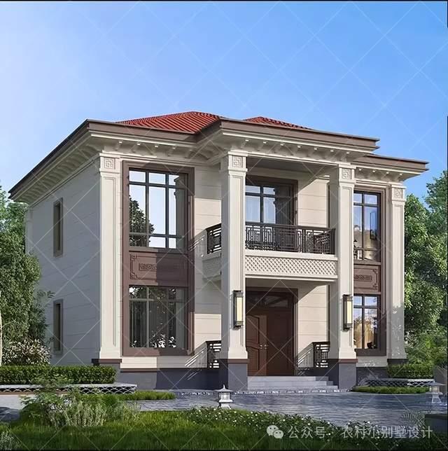 30款带阁楼二层新中式自建房别墅，2025回乡建房首选别墅效果图 - 知乎