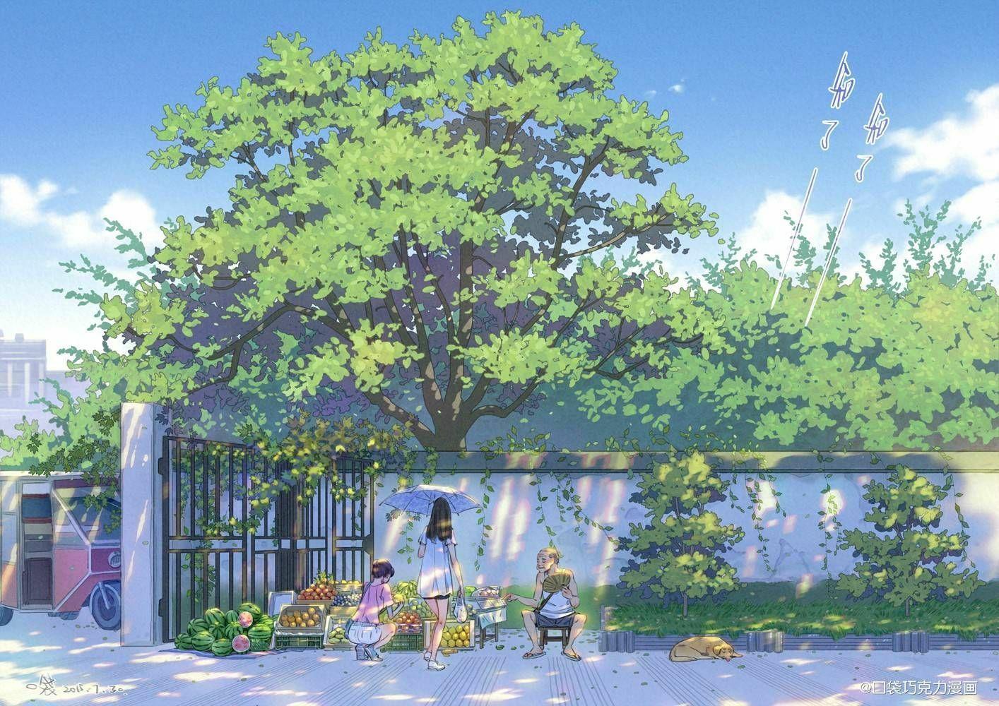 壁纸(电子产品屏幕背景图片) 有那些非常惊艳的动漫高清电脑壁纸?