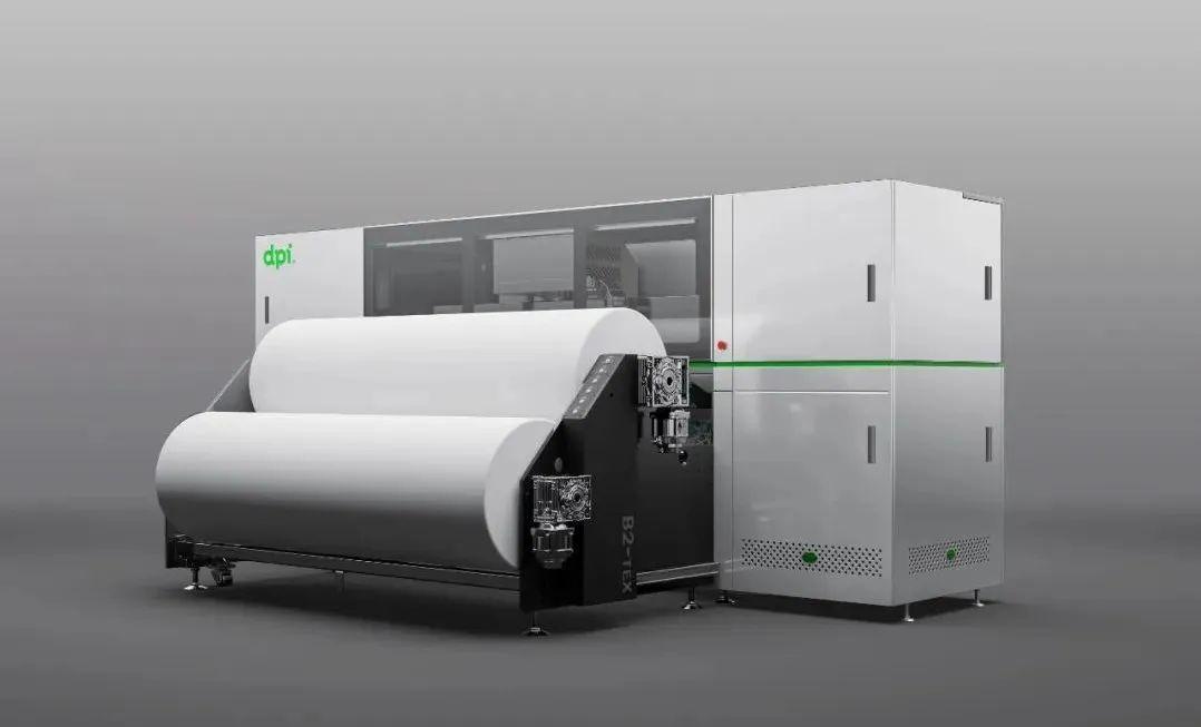 得普数码30头高速数码印花机首次亮相