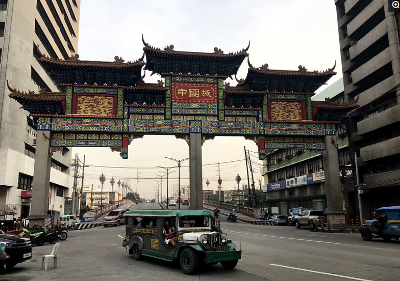 古老的菲律宾马尼拉唐人街