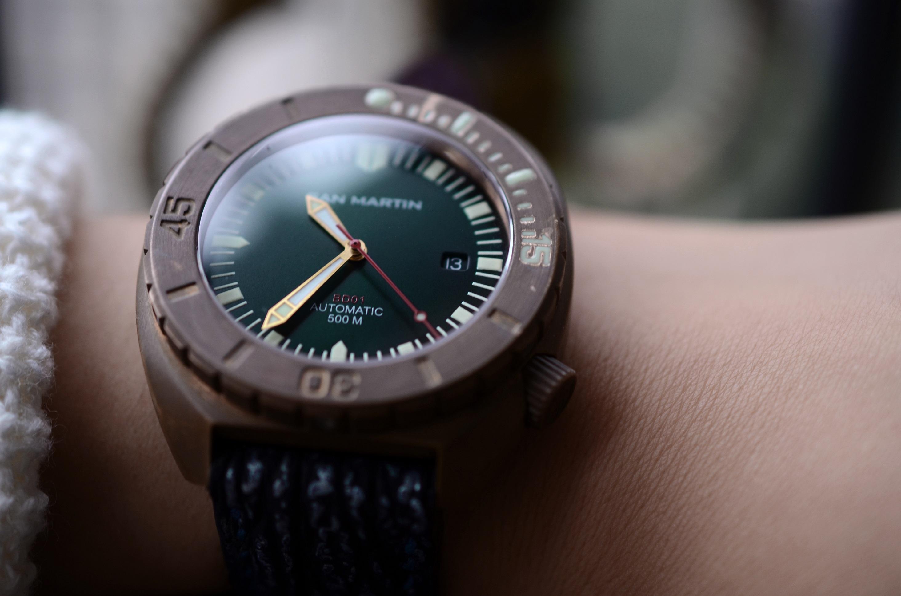 圣马丁 青铜潜水表 - 知乎