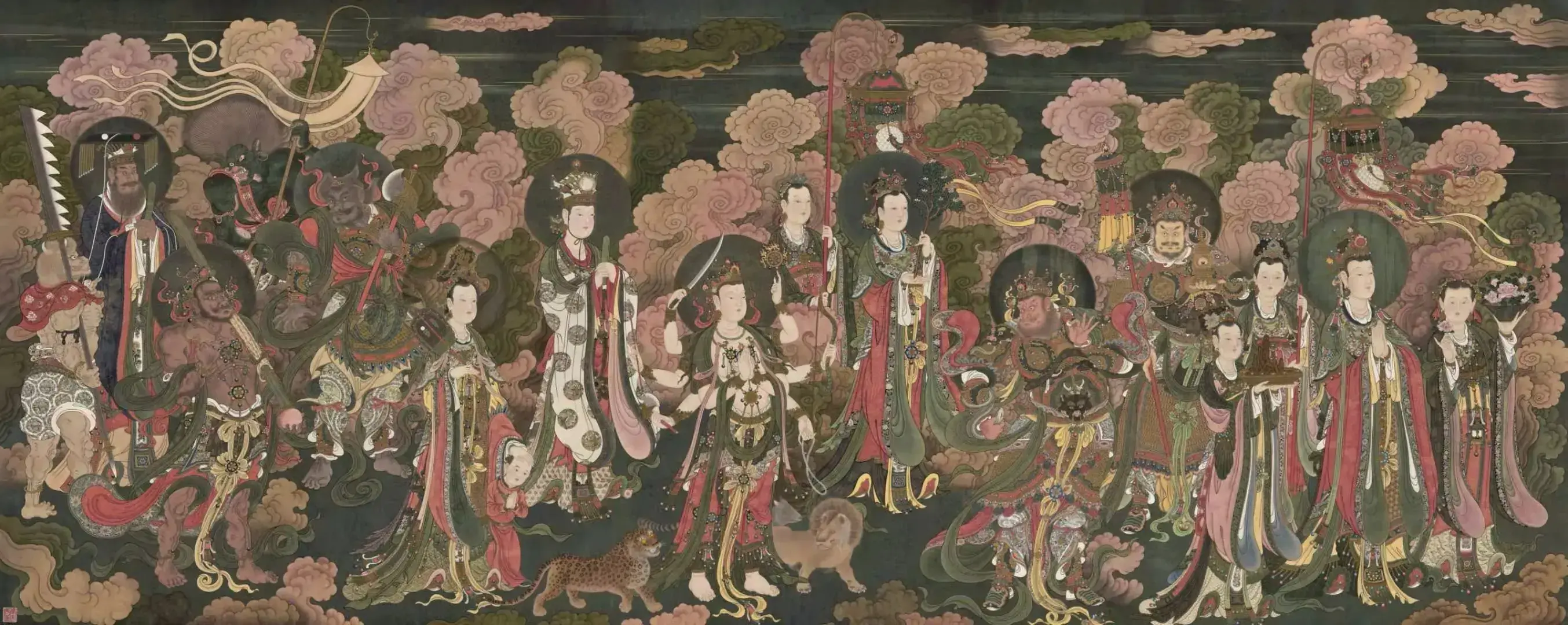 北京法海寺-明代壁画之最,媲美敦煌:北墙西-帝释礼佛护法图【300多幅高清大图细赏】 - 知乎