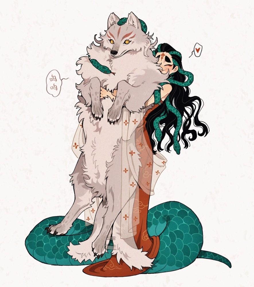 柳娘和玉将军——关于狼x蛇拟人cp感增值这件事 - 知乎